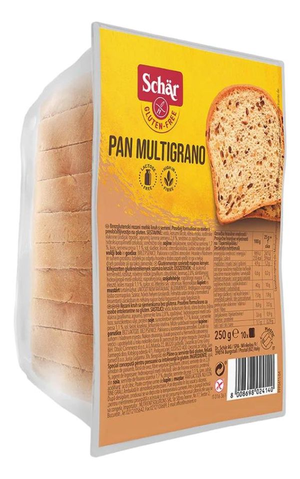 Ψωμί Πολύσπορο (Pan Multigrano) - Χωρίς Γλουτένη